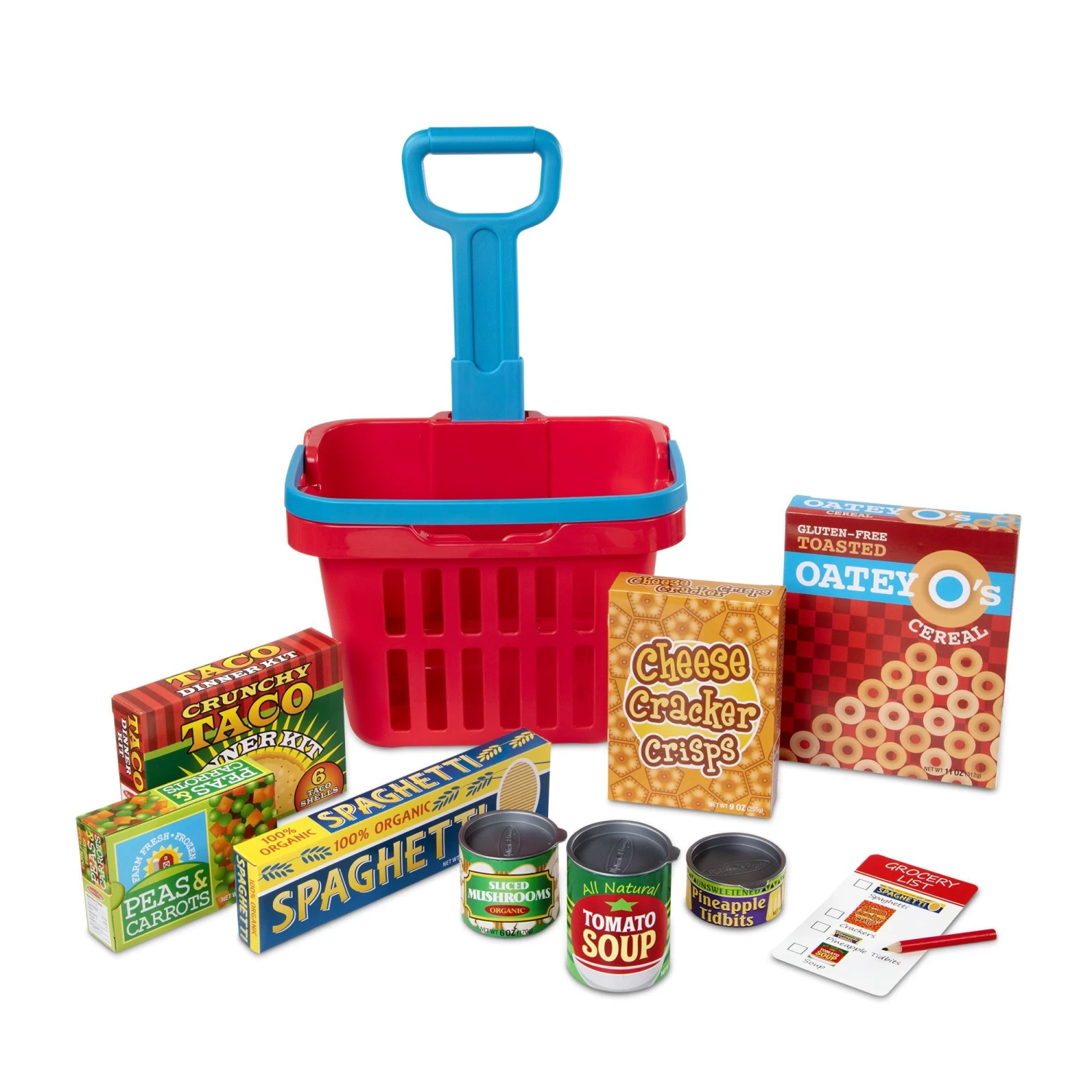 Melissa & Doug Fill & Roll Grocery Basket Play Set - Image 2