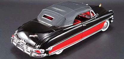 Acme 1/18 1952 Hudson Hornet Convertible Black/Red - Image 2