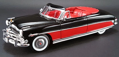 Acme 1/18 1952 Hudson Hornet Convertible Black/Red