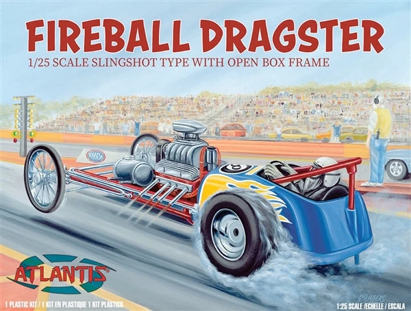 ATLANTIS 1/25 Fireball Slingshot Dragster Kit