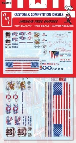 AMT 1/25 American Pride Graphics Custom Decals
