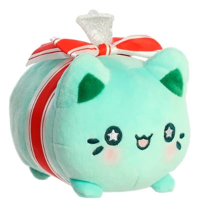 Tasty Peach - 7" Winter Wreath Meowchi