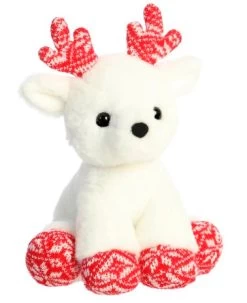 Merry Reindeer - 11" White
