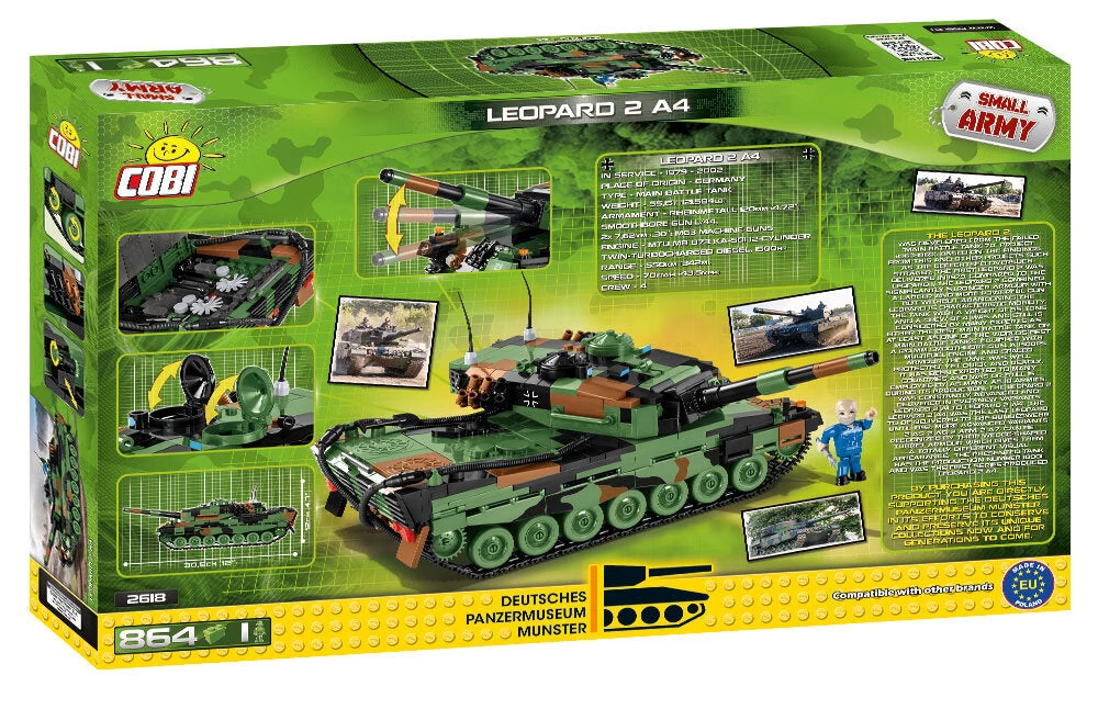 Leopard 2 A4 864 Pieces COB2618 - Image 2