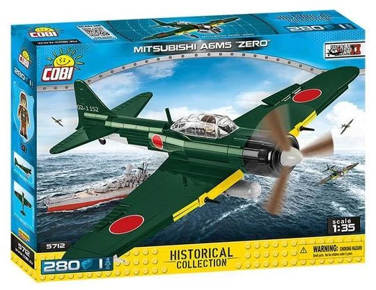 Mitsubishi A6M5 Zero M 280 Pieces