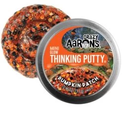 2" Pumpkin Patch Glow Thinking Putty