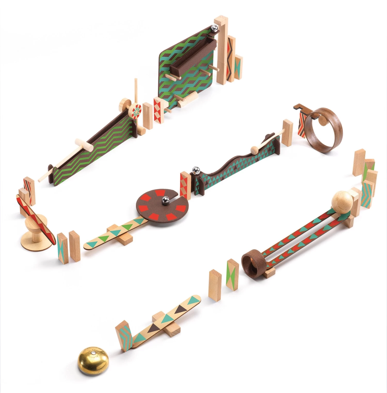 Djeco Zig & Go Big Baum Wall 48 Pc Marble Run - Image 2