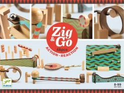 Djeco Zig & Go Big Baum Wall 48 Pc Marble Run