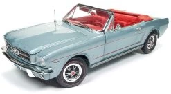 Auto World 1/18 1965 Ford Mustang Convertible Gray