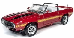 Auto World 1/18 1970 Ford Shelby GT500 Convertible, Red