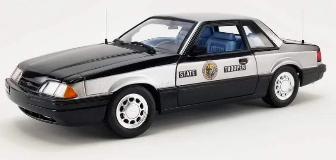Acme 1/18 1993 Ford Mustang 5.0 SSP "North Carolina Highway Patrol State Trooper"