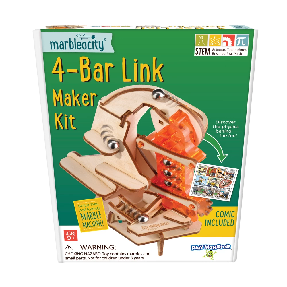 Marbleocity Triple Play 4-Bar Link Maker Kit
