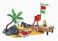 Playmobil Beach With Lifeguard Stand