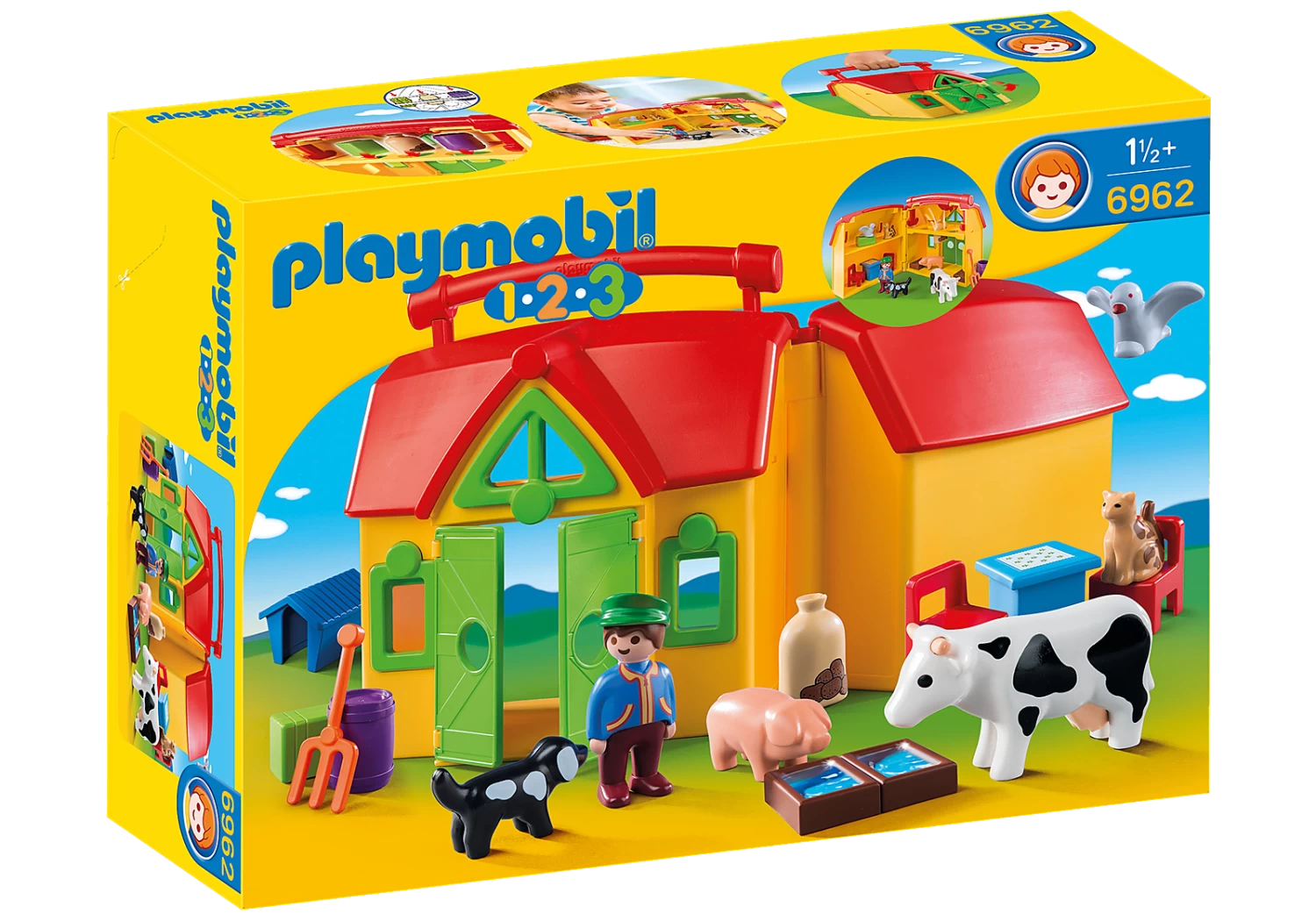 Playmobil 1.2.3. My Take Along Farm