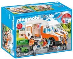 Playmobil City Life - Ambulance With Flashing Lights