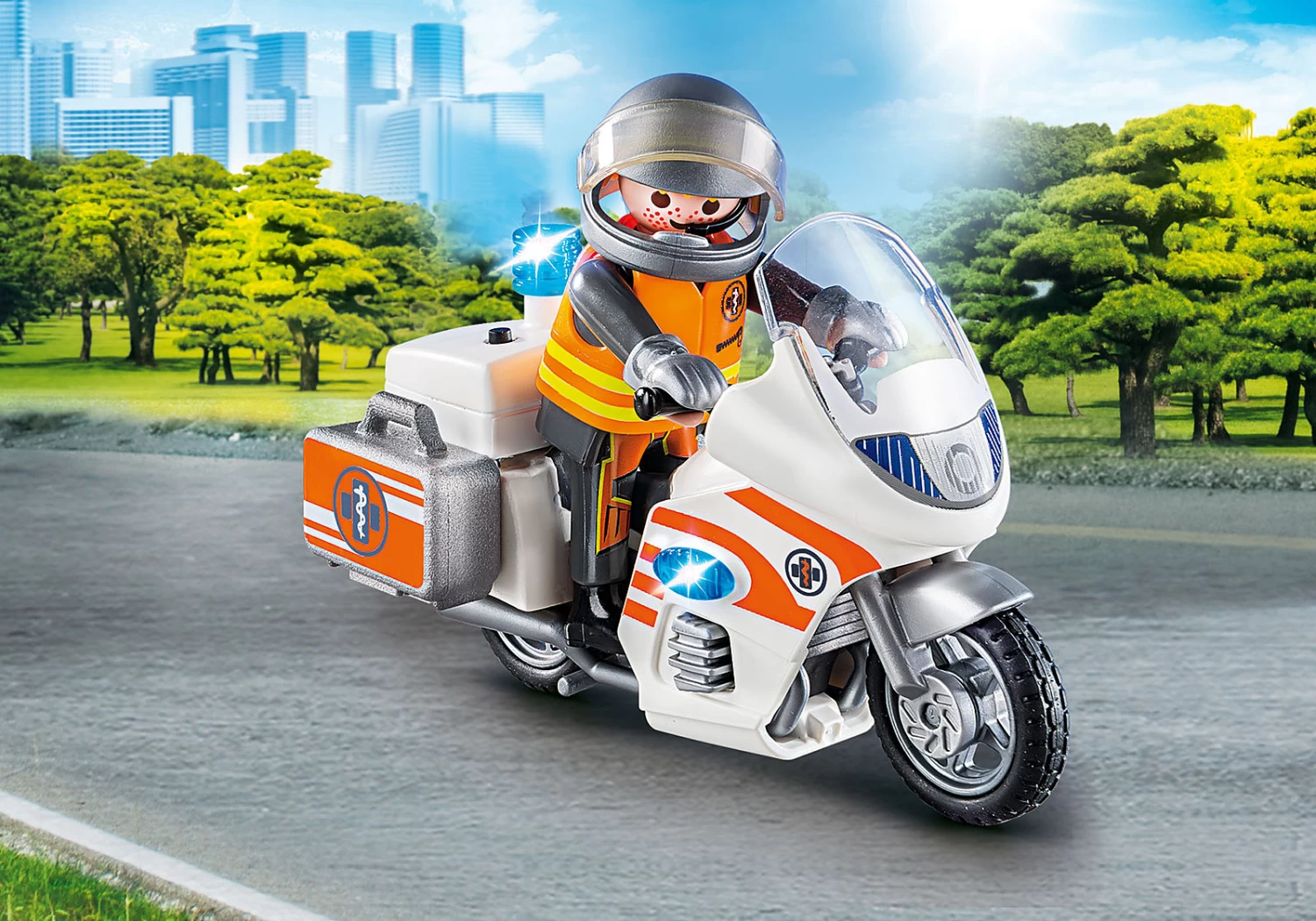 Playmobil City Life - Emergency Motorbike - Image 2