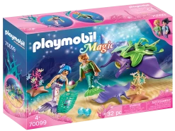 Playmobil Magic - Pearl Collectors With Manta Ray