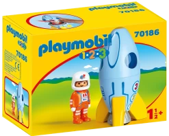 Playmobil 1.2.3. Astronaut With Rocket