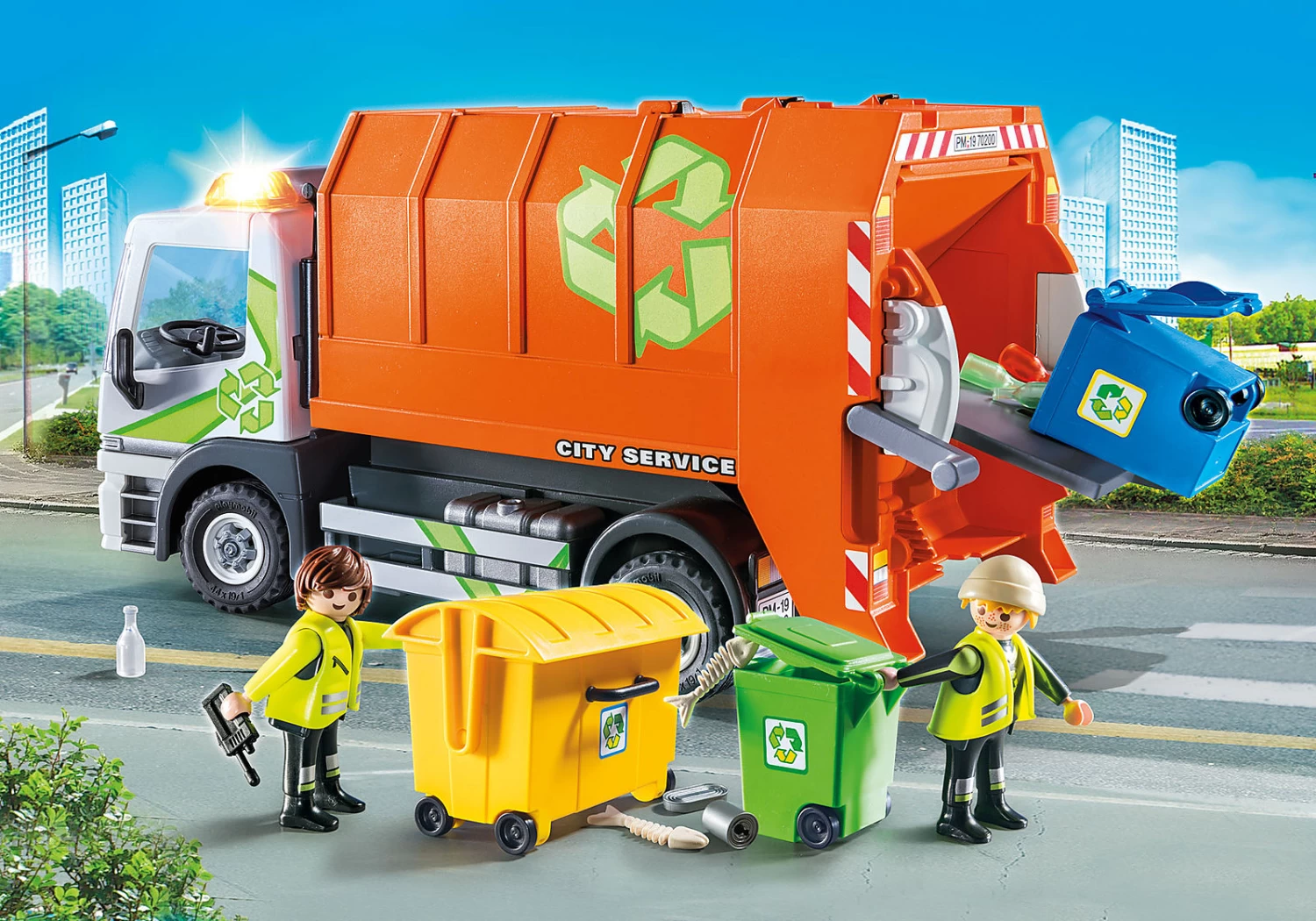 Playmobil City Life - Recycling Truck - Image 2