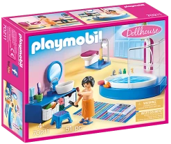 Playmobil Dollhouse Bathroom With Tub