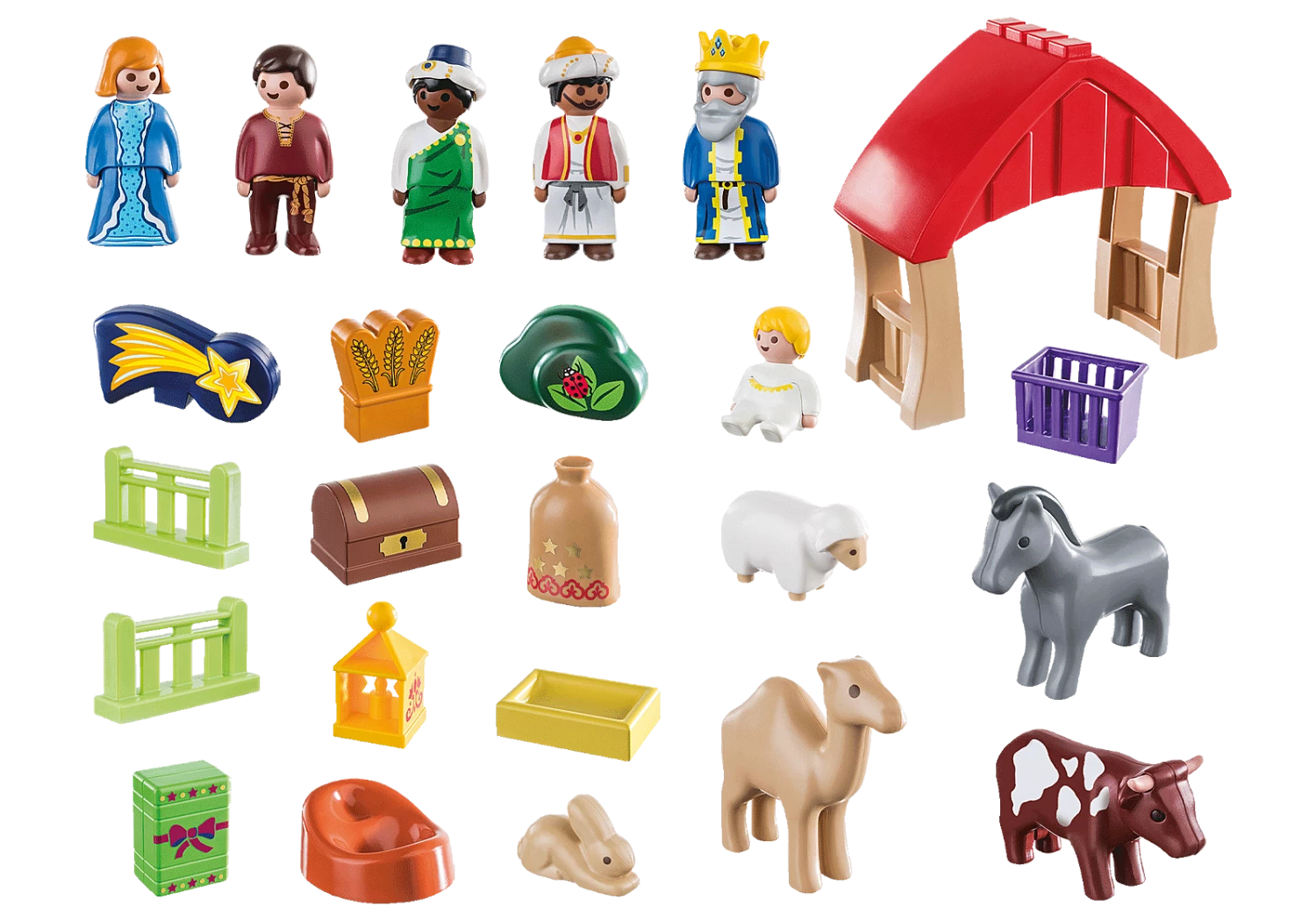 Playmobil 1.2.3. Advent Calendar Christmas Manger - Image 2