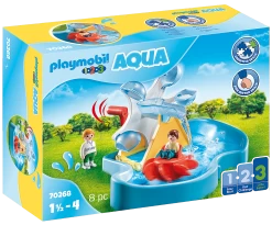 Playmobil 1 2 3 Water Wheel Carousel