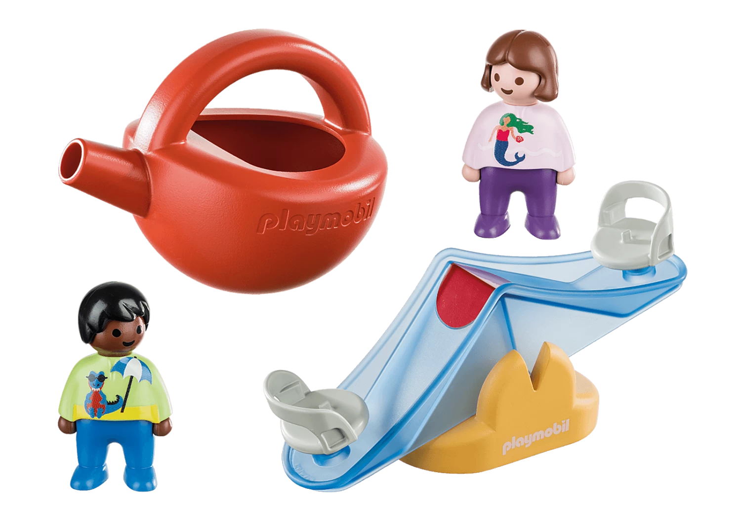 Playmobil 1 2 3 Water Seesaw With Watering Can - Image 2