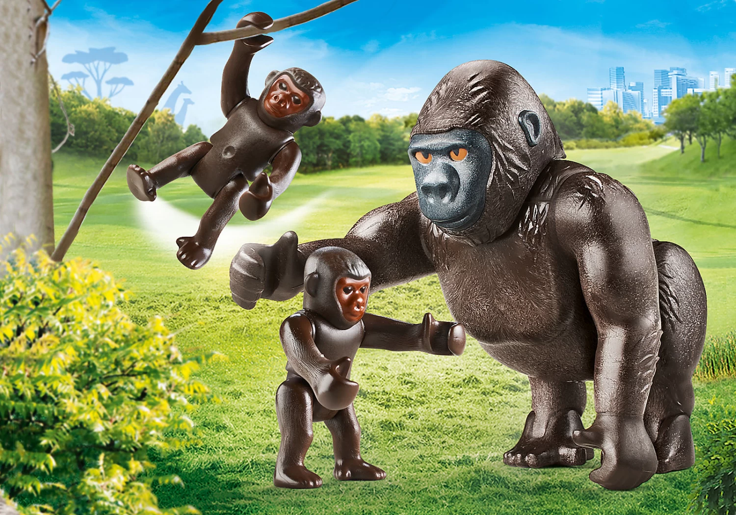 Playmobil Family Fun Gorilla With Babies - Image 2
