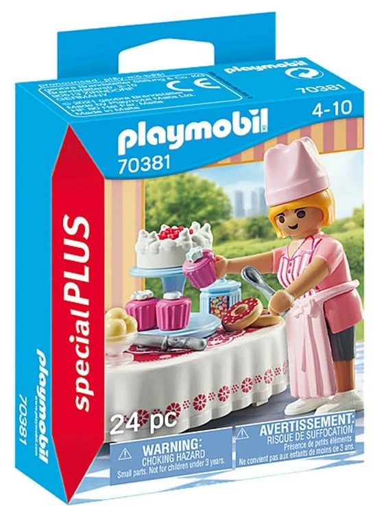 Playmobil Special PLUS Baker With Dessert Table - Image 2