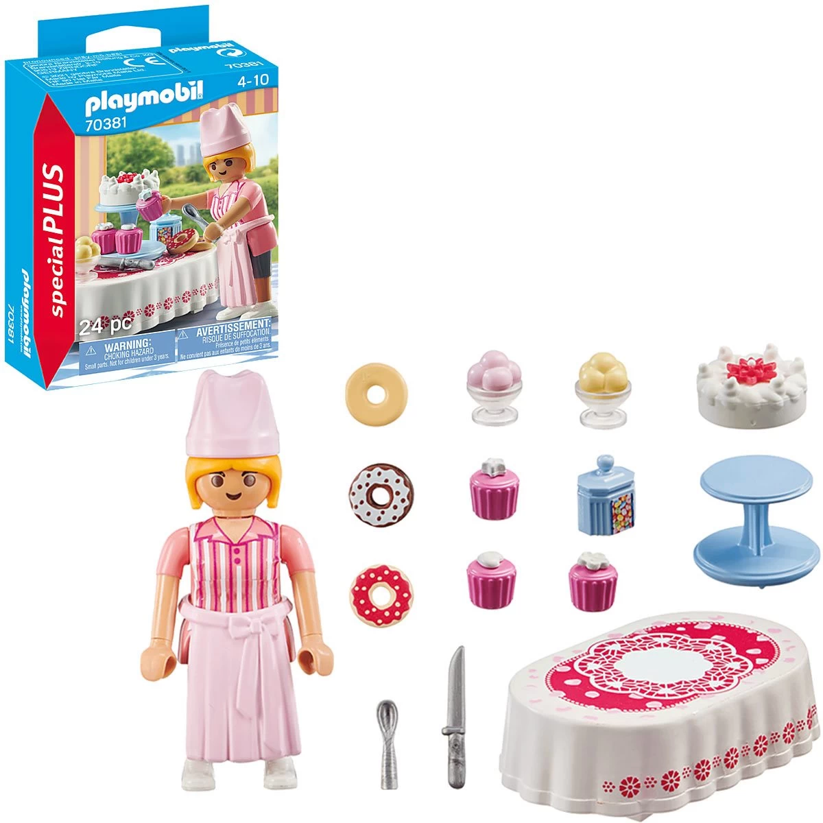 Playmobil Special PLUS Baker With Dessert Table