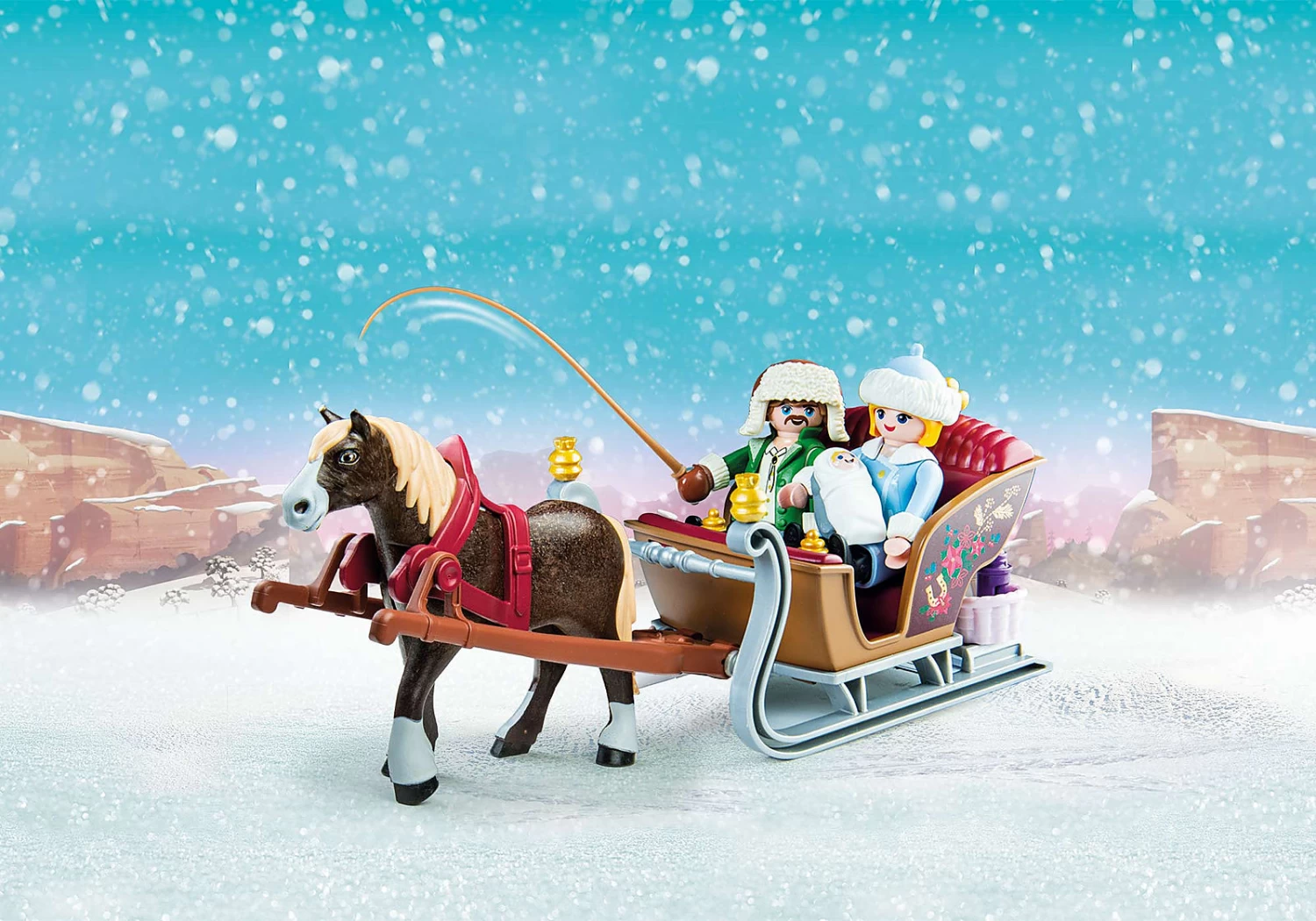 Playmobil Winter Sleigh Ride - Image 2