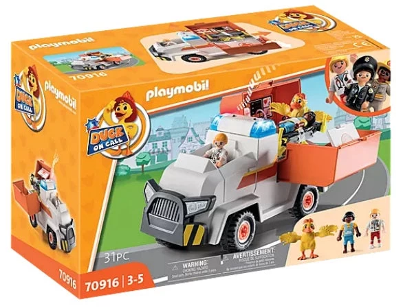 Playmobil Duck On Call - Ambulance Emergency Vehicle