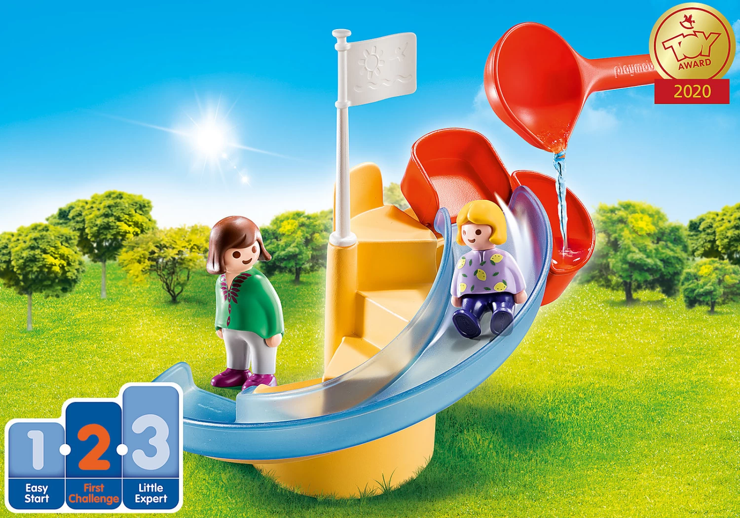 Playmobil 1 2 3 Water Slide - Image 2