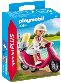 Playmobil Beachgoer With Scooter