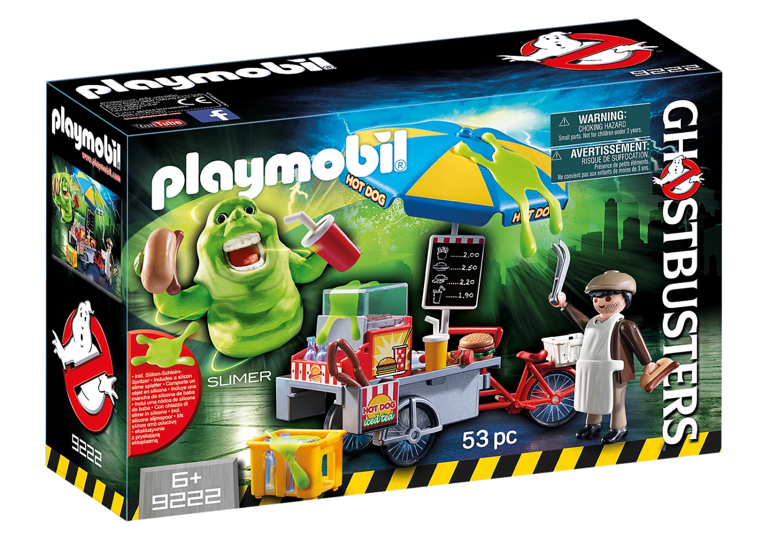 Playmobil Ghostbusters Slimer With Hot Dog Stand