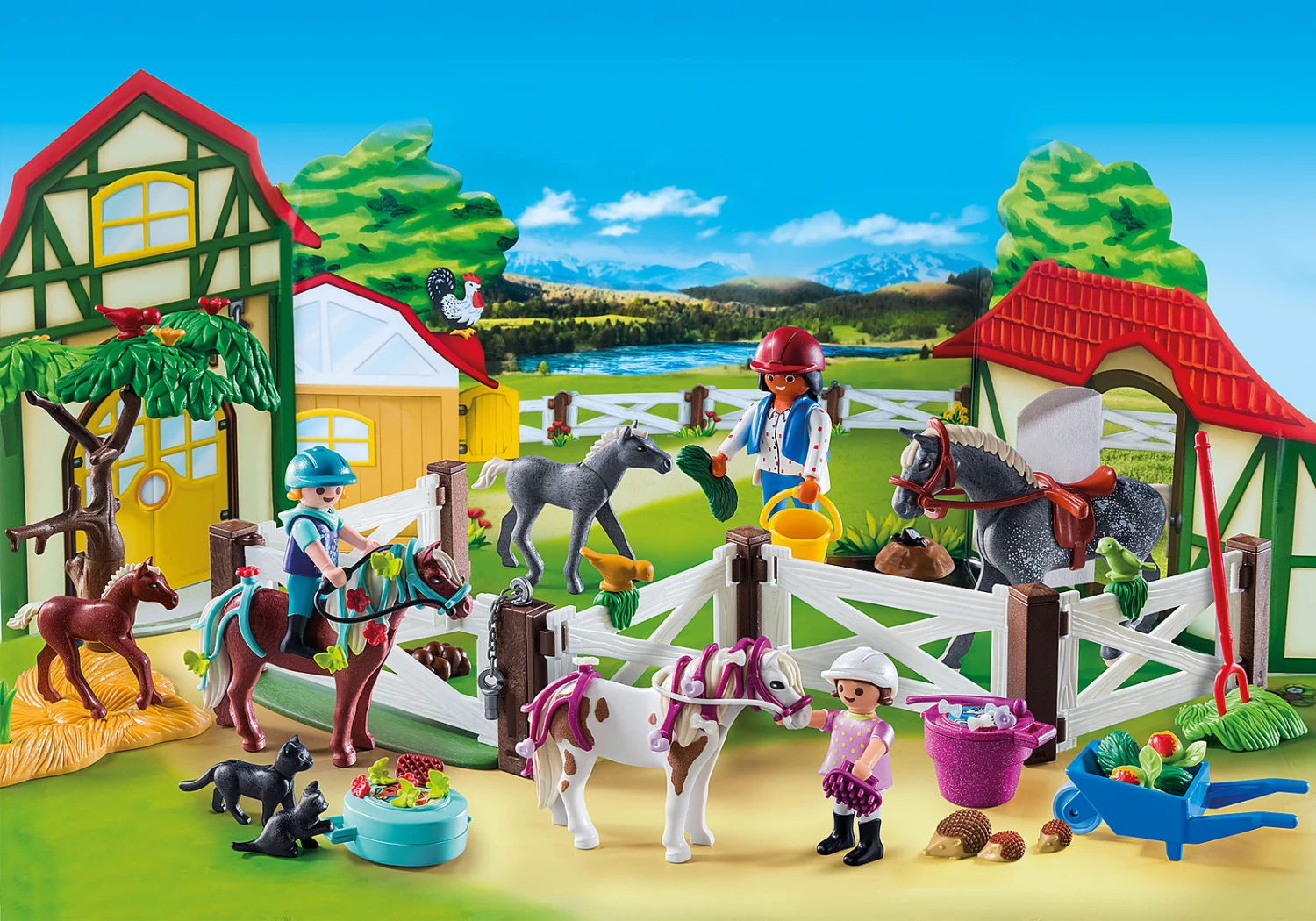 Playmobil Advent Calendar - Horse Farm - Image 2