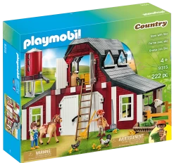 Playmobil Country - Barn With Silo
