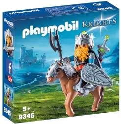 Playmobil Knights - Dwarf Fighter With Pony