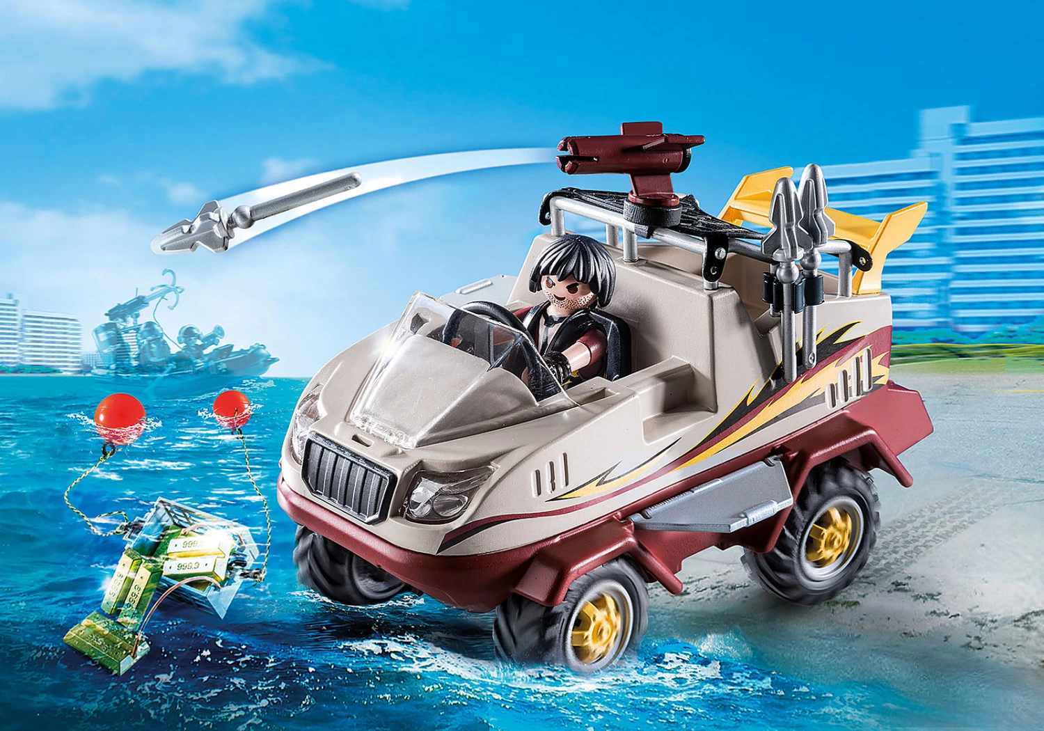 Playmobil City Action - Amphibious Truck - Image 2