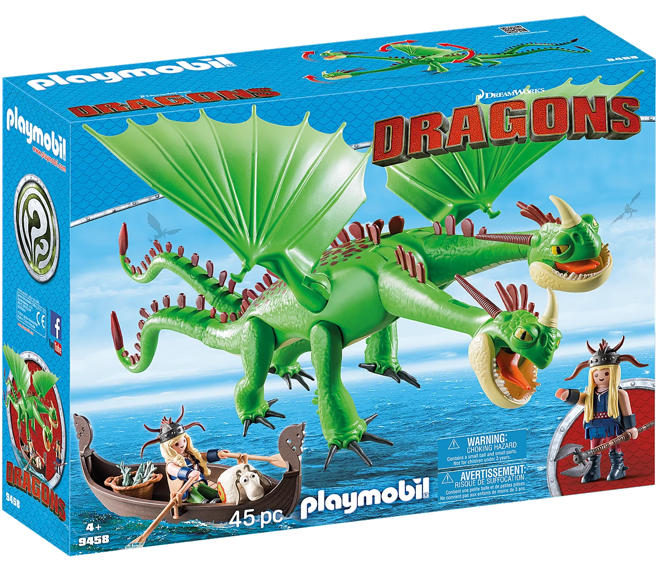 Playmobil Ruffnut And Tuffnut With Barf And Belch