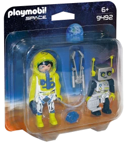 Playmobil Space - Astronaut And Robot Duo Pack