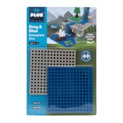 PLUS-PLUS Plus Plus Baseplate Duo - Gray And Blue