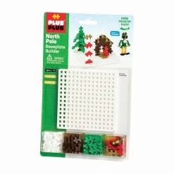 PLUS-PLUS Plus Plus Baseplate North Pole Builder