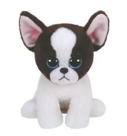 TY Portia - Black And White Dog - Beanie Boo