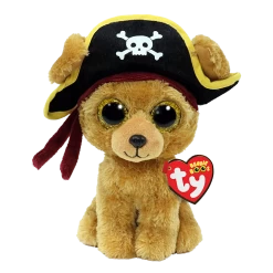 TY Rowan - Brown Pirate Puppy - Beanie Boo