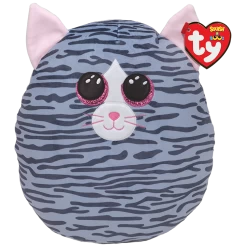 TY Kiki - Grey Striped Cat - Squish A Boo