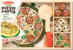 Melissa & Doug Wooden Pizza Party Play Set